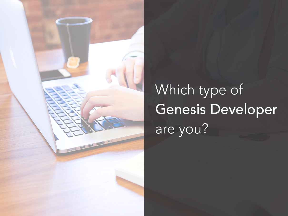 Which Type Of Genesis Developer Are You?