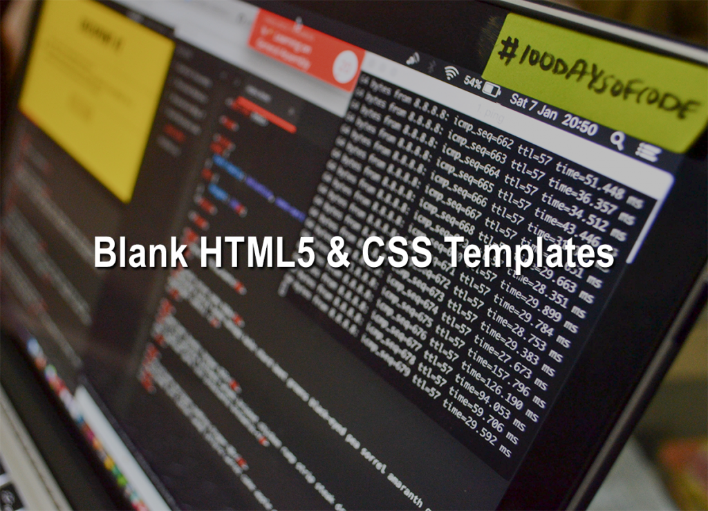 Blank Templates—html5 And Css 2024