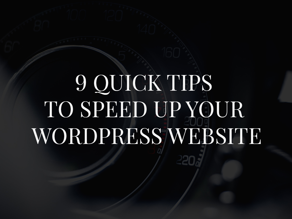 tips-to-speed-up-wordpress-website